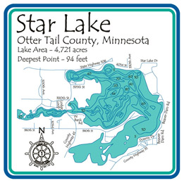 Star Lake Mn Map Star Lake | Lakehouse Lifestyle