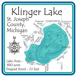 Klinger Lake Michigan Map Klinger | Lakehouse Lifestyle