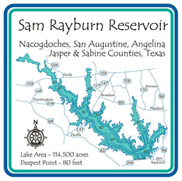 Sam Rayburn Lake Map Sam Rayburn Res | Lakehouse Lifestyle