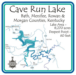 Cave Run Lake Map Cave Run | Lakehouse Lifestyle