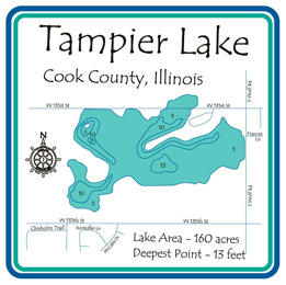 Tampier Lake Fishing Map Tampier | Lakehouse Lifestyle