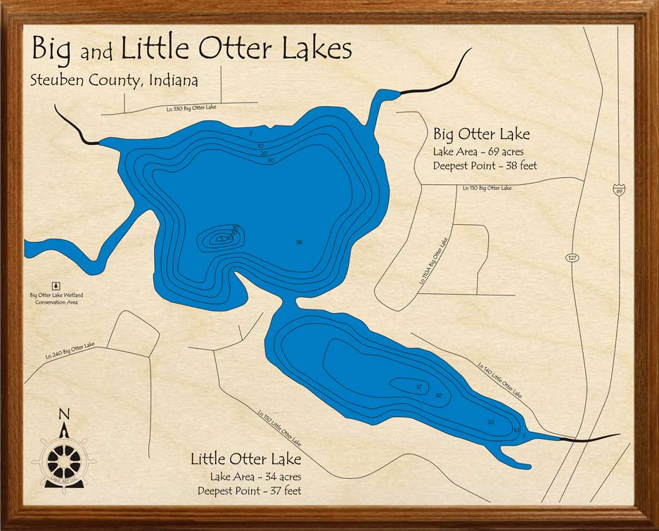 giant otter maps