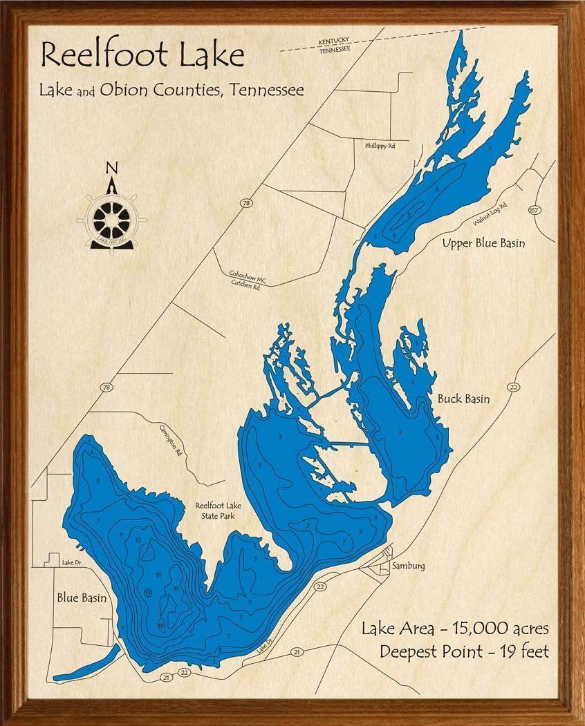 Reelfoot Lake Fishing Map sites.unimi.it