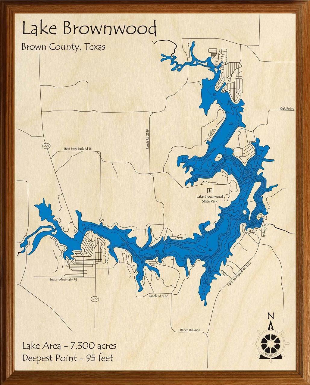 distance to brownwood texas