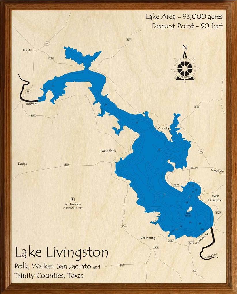 The Isle V Map Lake Livingston State Park Map Images And Photos Finder