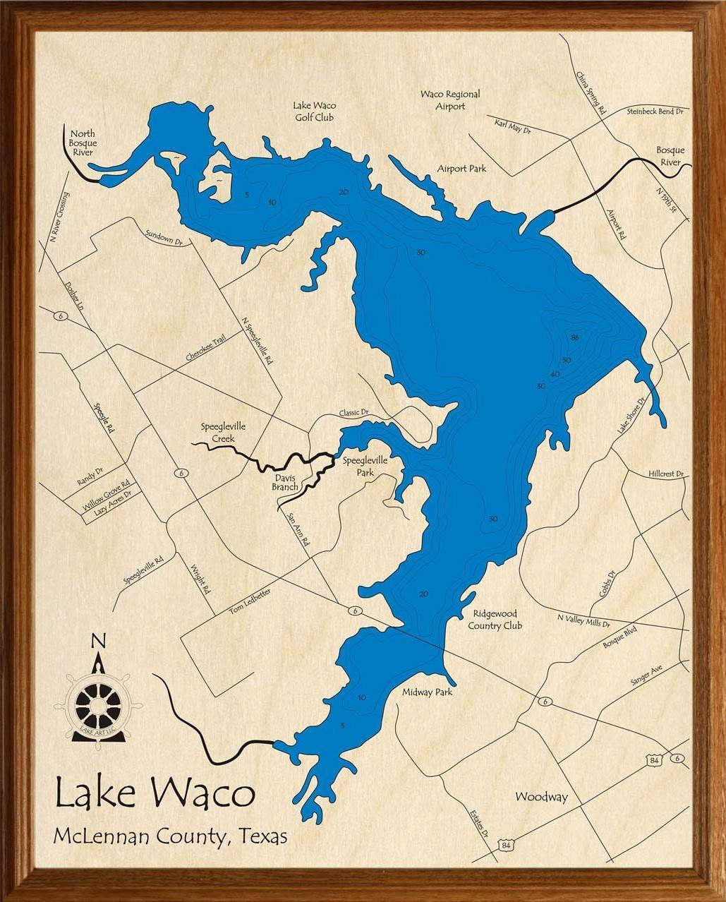 map of lake waco Lake Waco Lakehouse Lifestyle map of lake waco