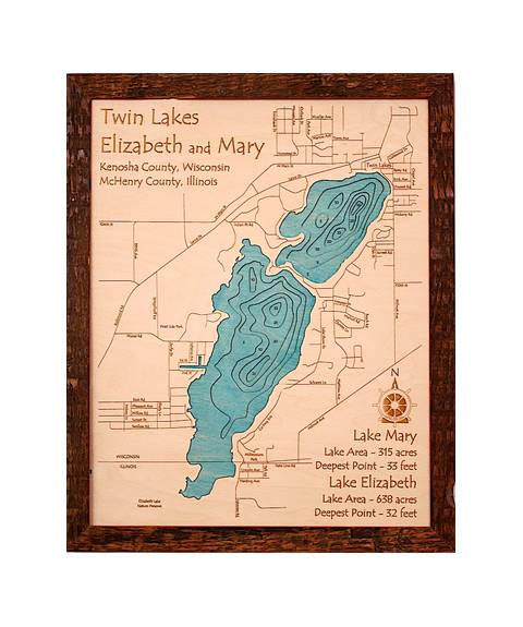 Twin Lakes Map